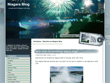 Tablet Screenshot of niagarablog.com